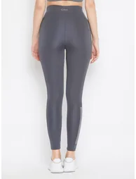 Grey Logo Detail Active Leggings - 4