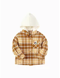 Boys' Checkered Winter Coat - 3