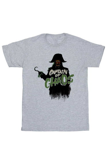 Peter Pan And Wendy Girls Captain Of Chaos T-Shirt - Sports Grey