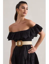 Salento | Beige Natural Woven Belt - 3