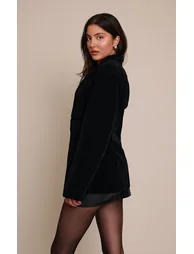 بليزر شمواة - أسود - 2