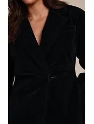 بليزر شمواة - أسود - 3