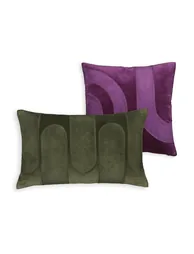 غطاء وسادة ديكور مخمل - 2