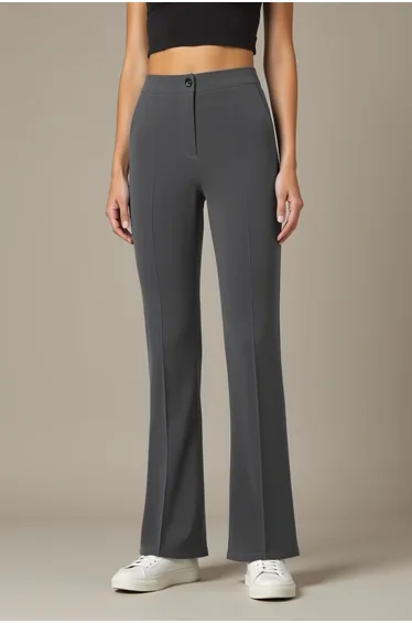 Ds Lina Smoked Spanish Leggings Trousers Comfortable Cut, High Waist, Shaping / Sculpting and Flexible