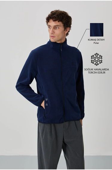 TOMMY Men's Plush Zip-front Sweatshirt