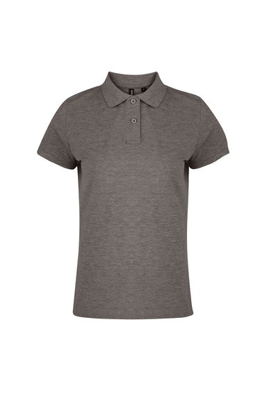 Asquith & Fox Womens/Ladies Plain Short Sleeve Polo Shirt - Charcoal