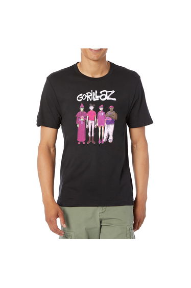 Gorillaz Cracker Island Group T-Shirt - Black