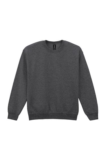 Gildan Mens Heavy Blend Sweatshirt - Fan Charcoal Heather