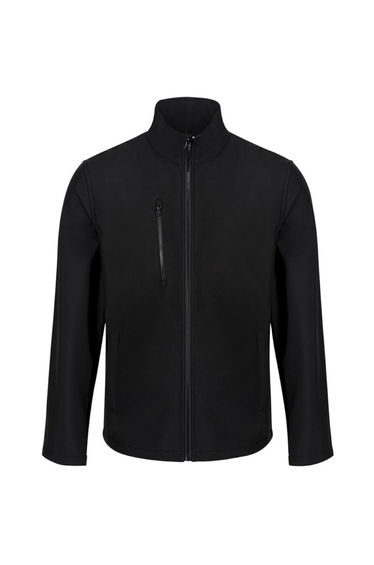 Regatta Professional Mens Ablaze Three Layer Soft Shell Jacket - Black/Black