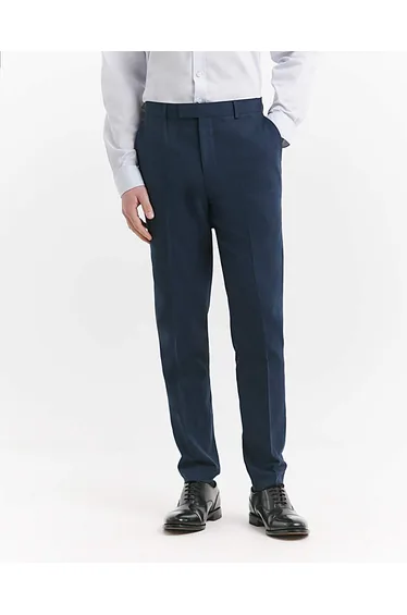Regular Fit Linen Blend Trouser