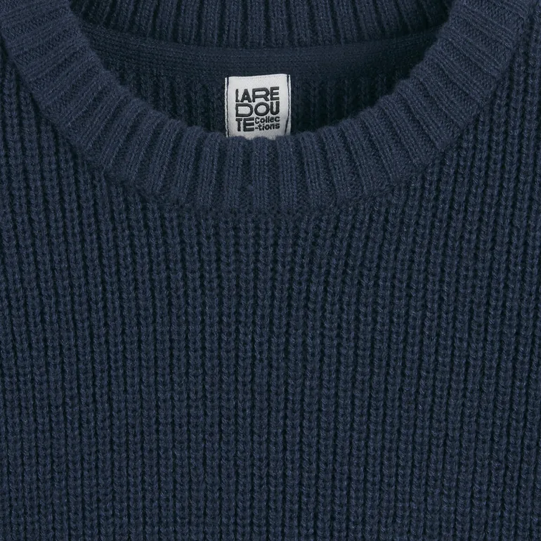 Chunky Knit Jumper/Sweater with Crew Neck - 3