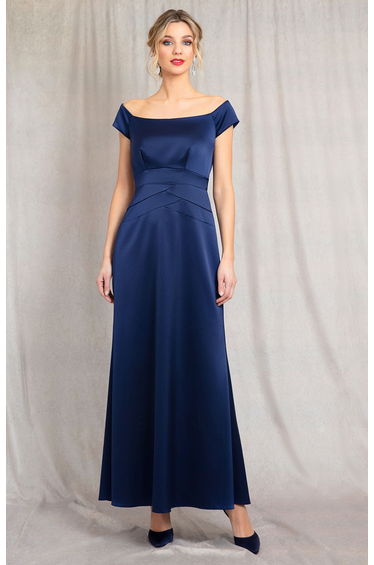 Jasmine Off The Shoulder Gown (Midnight Blue)