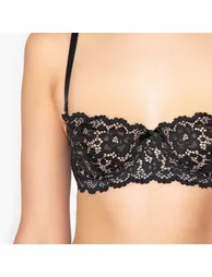 Lace Bandeau Bra - 5