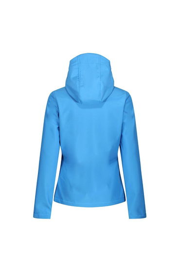 Regatta Womens/Ladies Venturer Hooded Soft Shell Jacket - French Blue/Navy product thumbnail 3