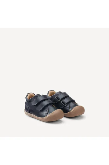 Kids Leather Ankle Boots with Touch 'n' Close Fastening
