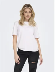 white cotton T-shirt - 1