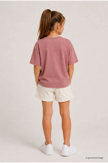 TOMMY Youth Unisex Cotton-Blend T-Shirt product thumbnail 4