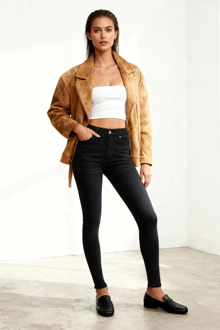 Jeans - Black - Skinny