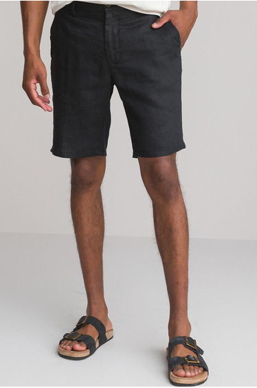 Linen Bermuda Shorts