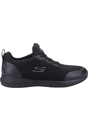 Skechers Mens Squad SR Myton Occupational Shoes - Black