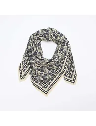 Large Square Scarf - 100 x 100 cm BLUE