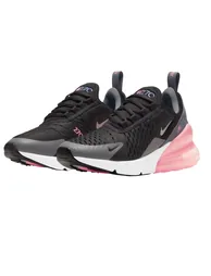 Nike Childrens/Kids Air Max 270 Shoes - Black/Pink - 3