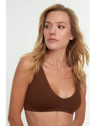 Bra - Brown - Plain - 1