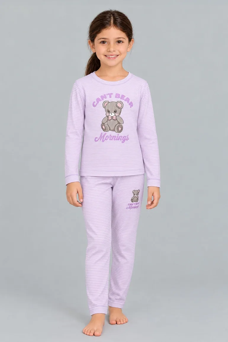 Graphic Two-Piece Pajama Set - 3