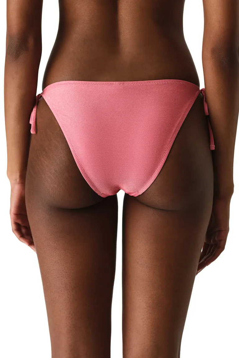 PENTI Denisse Ruffle Ruffled Mid Waist Bikini Bottom - 1