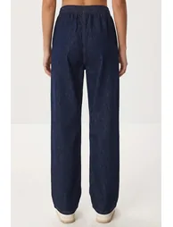 ISTANBUL Cotton Gabardine Jacket And Wide-leg Trousers Set - 4