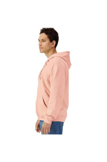Gildan Unisex Adult Softstyle Midweight Full Zip Hoodie - Dusty Rose product thumbnail 4