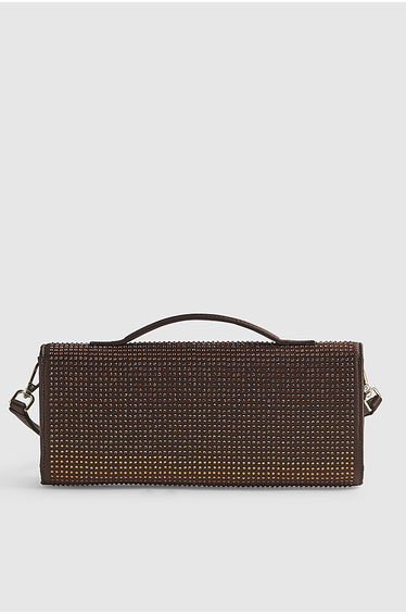 Brown Embellished Shoulder Bag product thumbnail 3