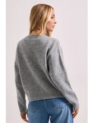 Grey Star Detail Jumper - 2