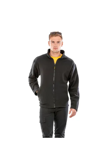 Result Mens Horizon Micro High Density Compact Fleece Jacket - Black