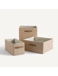 Osha Cube Storage Basket in Woven Paper - 3