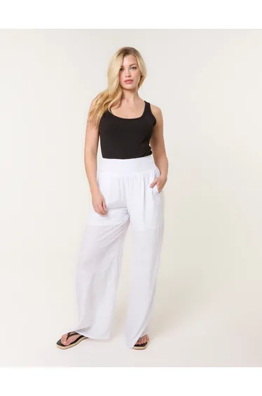 Shirred Trousers