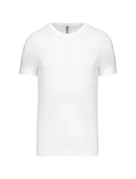 Kariban Mens Slim Fit Short Sleeve Crew Neck T-Shirt - White - 1