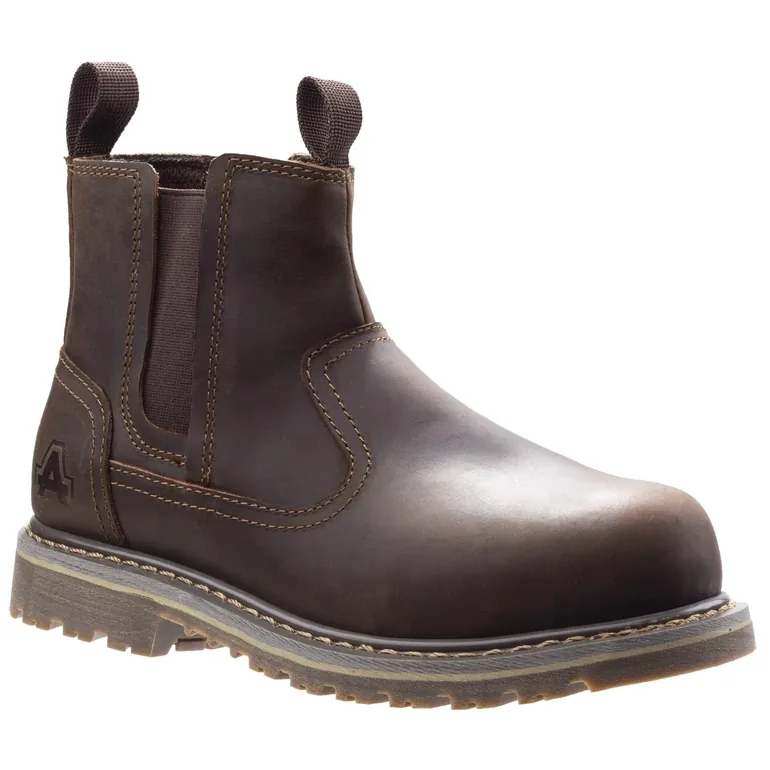 Amblers Safety Womens AS101 Alice Slip On Safety Boot - Brown