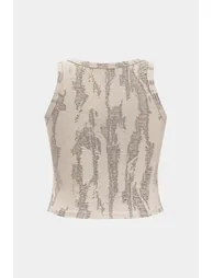 Plus Size Ripped Tank Top - 5