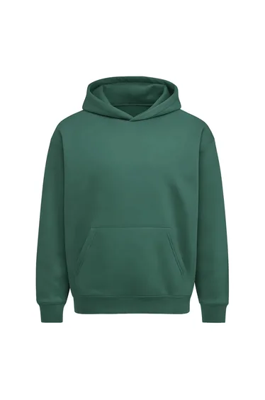 Anthem Mens Heavy Bass Hoodie - Pine Green