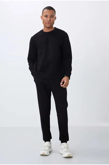 TOMMY Men's Cotton-polyester Fleece Sweatshirt And Pants Set