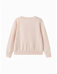 Girls' Basic Knitted Cardigan With Buttons - 1