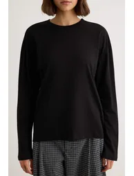Black-White 2-Pack 100% Single Jersey Oversize/Wide Cut Knitted Top - 5