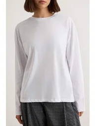 Black-White 2-Pack 100% Single Jersey Oversize/Wide Cut Knitted Top - 2