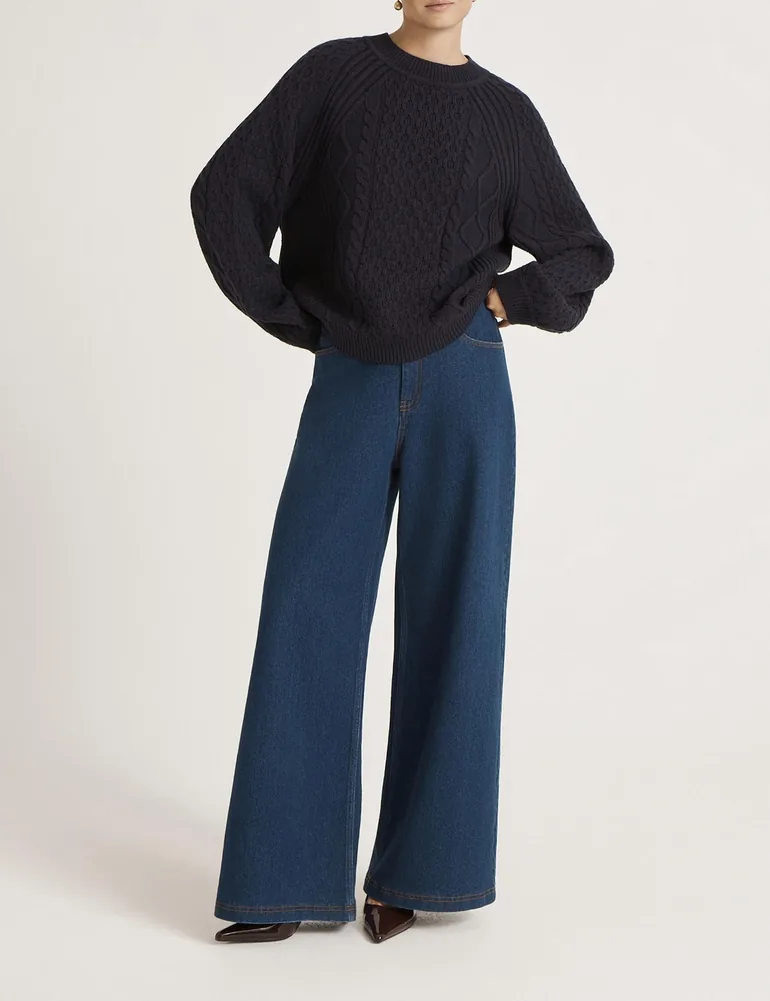 Ellie Crew Neck Knitted Jumper - 9