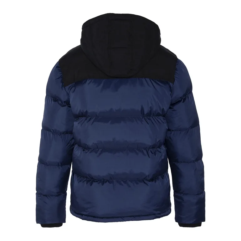 Utah 2 Padded Jacket in Two-Tone with Hood - 2