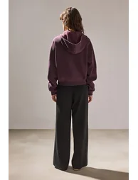 BASIC HOODED ZIP-UP SWEATSHIRT - 2