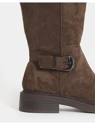 Buckle Stretch Knee High Ex Wide SC - 2