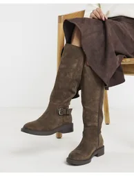 Buckle Stretch Knee High Ex Wide SC