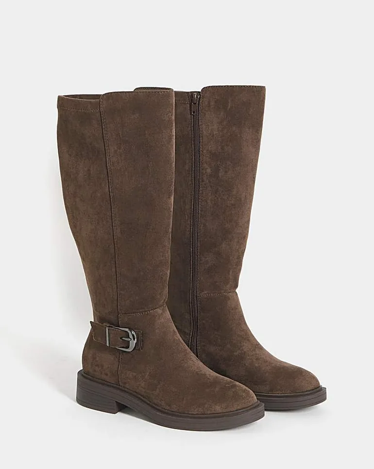 Buckle Stretch Knee High Ex Wide SC - 3